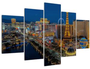 Obraz nočného Las Vegas (150x105 cm)