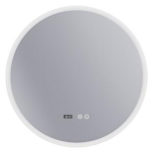 Erga Deam, okrúhle LED zrkadlo 70cm, 3 farby svetla, predné osvetlenie, vyhrievacia podložka proti zapareniu, ERG-V01-Deam-7070-CL