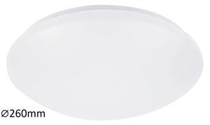 Rabalux LED kúpeľňové stropné svietidlo Lucas 1x12W | 780lm | 4000K | IP44 | 26cm - kruhové biele
