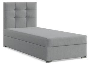 Čalúnená posteľ ELDA 90×200 cm svetlosivá