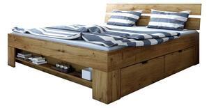 MG Dubová manželská posteľ s úložným priestorom Stela Rozmer: 160x200