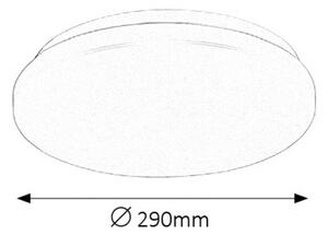 Rabalux LED stropné svietidlo Rob 1x20W | 1400lm | 4000K - priemer 29cm