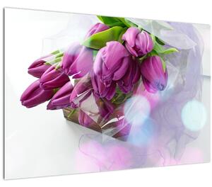 Obraz - kytice tulipánov (90x60 cm)