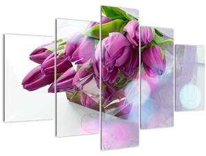 Obraz - kytice tulipánov (150x105 cm)