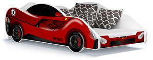 Detská posteľ auto 180x90 - červená