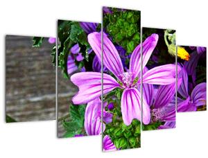 Obraz - lúčne kvety (150x105 cm)