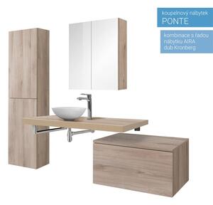 Mereo Ponte, kúpeľňová skrinka 70 cm Ponte, kúpeľňová skrinka 70 cm, dub Variant: Ponte, koupelnová skříňka 70 cm, dub