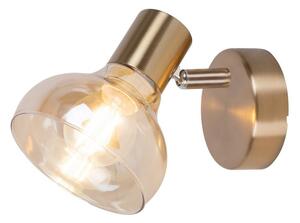 Rabalux HOLLY nástenné bodové svietidlo max. 1x40W | E14 | IP20 - antická zlatá