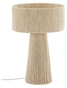 Stolové Lampa Lindby, Anuva, Béžová, Obývacia izba, Papier / Kartón, Rustikálny