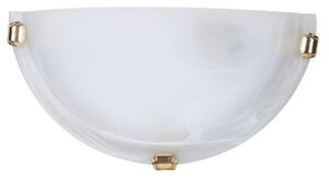 Rabalux ALABASTRO 3001 nástenné svietidlo 1x60W | E27 | IP20 - biely alabaster