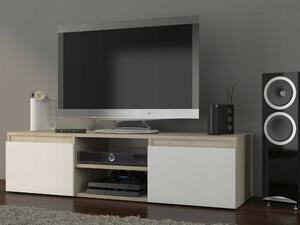 TV stolík Cali - dub sonoma / biela