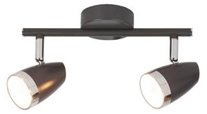 Rabalux KAREN 6513 LED stropné bodové svietidlo 2x4W | 560lm | 3000K | IP20 - čierna