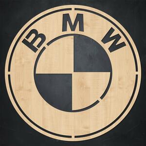 DUBLEZ | Drevené logo značky auta - BMW