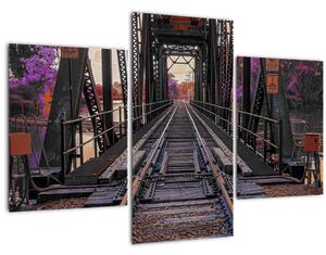 Obraz železničného mosta (90x60 cm)