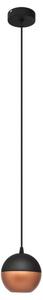 Helam LED Luster na lanku MIDWAY 1xGU10/6,5W/230V čierna/medená HE1583 + záruka 3 roky zadarmo