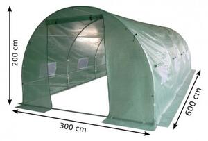 Záhradný fóliovník AUREA zelený 3x6 m