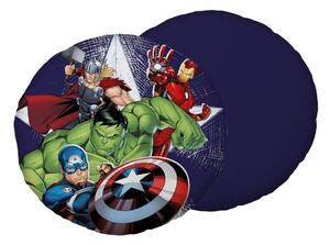 JERRY FABRICS Mikroplyšový vankúšik Avengers Heroes Polyester, priemer 40 cm
