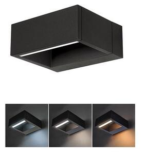 SOLIGHT LED vonkajšie nástenné svietidlo RAGUSA 7W, 450lm, 3000K-6000K CCT, IP54