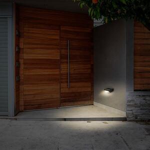 SOLIGHT LED vonkajšie nástenné svietidlo CROTONE 7W | 450lm | 3000K | IP54, náklopné čierne