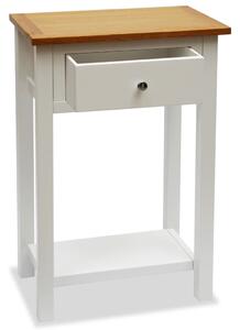 Odkladací stolík 50x32x75 cm, dubový masív