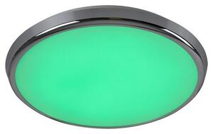 Rabalux LED RGB Stmievateľné kúpeľňové stropné svietidlo 18W/30cm/3000-6500K/IP44/diaľkové osvetlenie