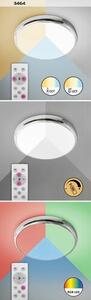 Rabalux LED RGB Stmievateľné kúpeľňové stropné svietidlo 18W/30cm/3000-6500K/IP44/diaľkové osvetlenie