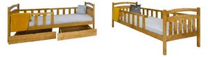 Wilsondo Poschodová posteľ s úložným priestorom Paula 7 - dub Rozmer: 200x90