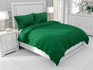 Biante Bavlnené jednofarebné posteľné obliečky Moni MOD-505 Zelené Jednolôžko 140x200 a 70x90 cm