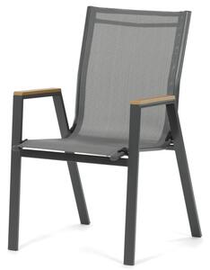 Záhradná stolička sivá AZC-S1050 GREY
