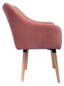 Jedálenská stolička Sola - ružová