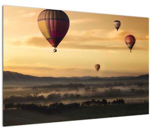 Obraz - lietajúce balóny (90x60 cm)