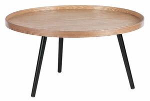 MUZZA Konferenčný stolík Mesa XL ø 78 x 39 cm prírodný
