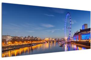 Obraz London Eye (120x50 cm)