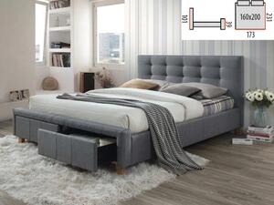 SI Manželská posteľ s úložným priestorom Tosca 200x160