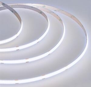 SOLIGHT COB LED pásik, sada s adaptérom, vypínač, 5m, 8W/m, 800lm/m, denná modrá