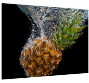 Obraz ananásu vo vode (70x50 cm)