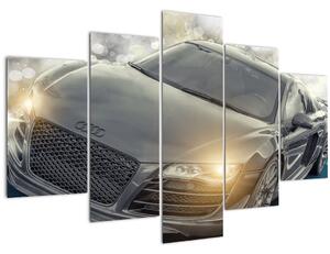 Obraz auta Audi - sivé (150x105 cm)