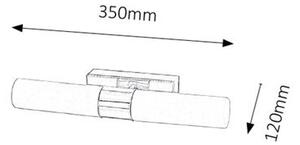 Rabalux JIM LED kúpeľňové svietidlo 5750