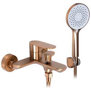 Rea Drop, vaňová batéria s ručnou sprchovou súpravou, 150 mm, medená matná, REA-B6397