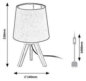 Rabalux LYCHEE stolná lampa 2068