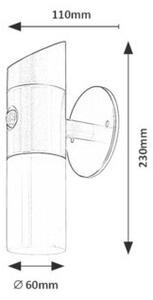 Rabalux LUTTO LED solárna lampa 77030