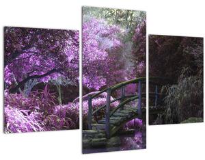 Obraz - fialové stromy (90x60 cm)