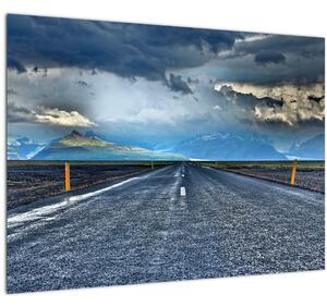Obraz cesty v búrke (70x50 cm)