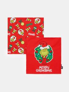 Sinsay - Obliečka na vankúš Grinch - červená