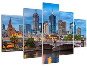 Obraz mesta Melbourne (150x105 cm)