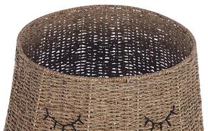 Úložný košík prírodný z morskej trávy pletený kôš na hračky v tvare medveďa doplnky do detskej izby