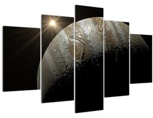 Obraz planéty vo vesmíre (150x105 cm)