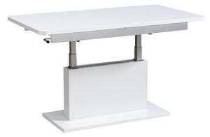 Rozkladací konferenčný / jedálenský stôl Opti 2v1 biely