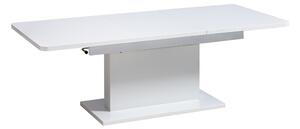 Rozkladací konferenčný / jedálenský stôl Opti 2v1 biely