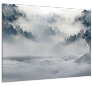 Obraz vlkov (70x50 cm)